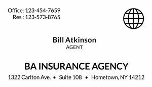 Free Business Card Template 6