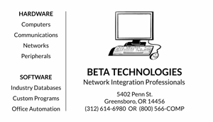 Free Business Card Template 7