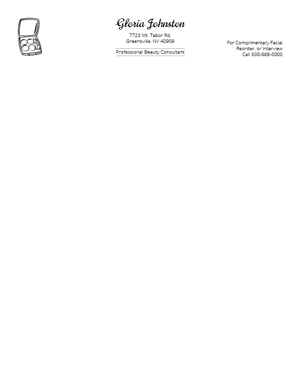 Free Letterhead Template 1