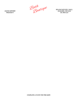 Free Letterhead Template 11 - 2 Color