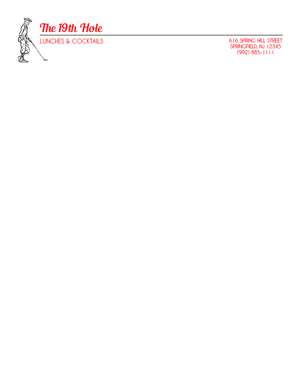 Free Letterhead Template 13 - 2 Color