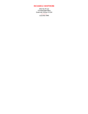 Free Letterhead Template 21 - 2 Color