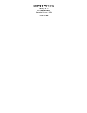 Free Letterhead Template 21