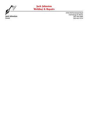 Free Letterhead Template 3 - 2 Color