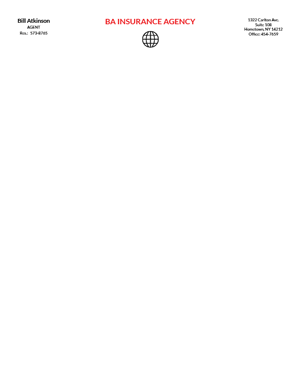 Free Letterhead Template 6 - 2 Color