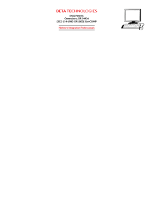 Free Letterhead Template 7 - 2 Color