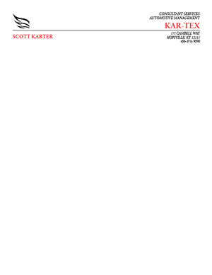 Free Letterhead Template 8 - 2 Color