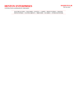 Free Letterhead Template 9 - 2 Color