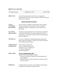 Combination Resume