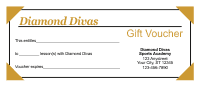 Gift Voucher Template 2 - Gold