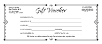 Gift Voucher Template 3B