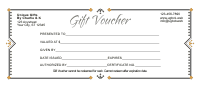 Gift Voucher Template 3F