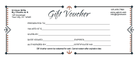Gift Voucher Template 3I