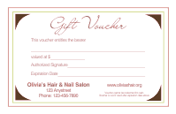 Gift Voucher Template 4B