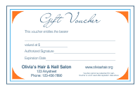 Gift Voucher Template 4C