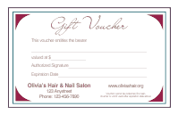 Gift Voucher Template 4I