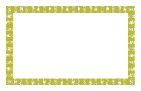 Gold Grunge Border - Half Sheet Size