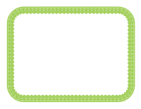 Green Fourth Sheet Lace Border