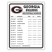 2023 Georgia Bulldogs Football Schedule