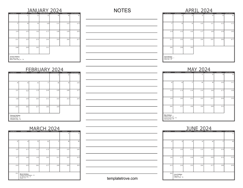 6-month-calendar-2024