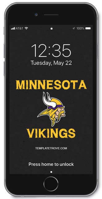 Minnesota Vikings Lock Screen 2