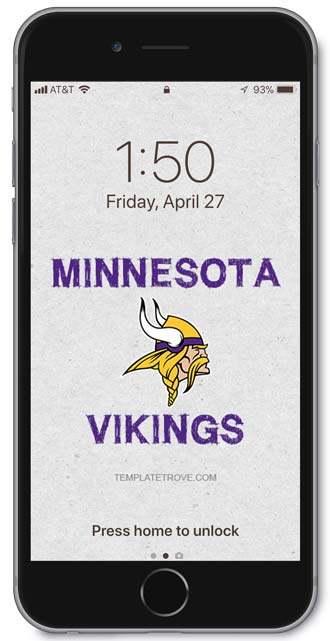 Minnesota Vikings Lock Screen 3