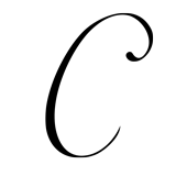 Monogram Letter C - 1