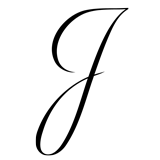 Monogram Letter J - 1