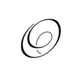 Monogram Letter O - 1
