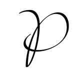 Monogram Letter P - 1