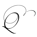 Monogram Letter Q - 1