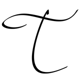 Monogram Letter T - 1