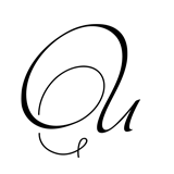 Monogram Letter U - 1