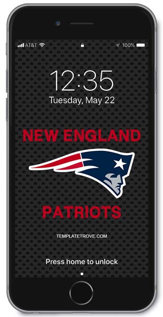 New England Patriots Lock Screen 1