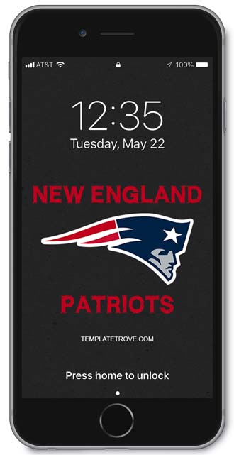 New England Patriots Lock Screen 2