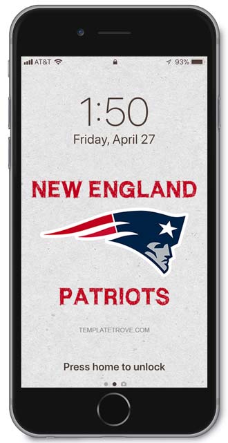 New England Patriots Lock Screen 3
