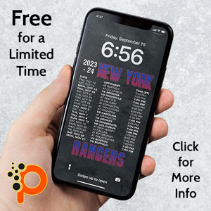 2023 New York Rangers Phone Schedules