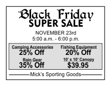 Postcard Templates - Back