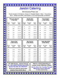 Price List Template 4 - Blue and Gray
