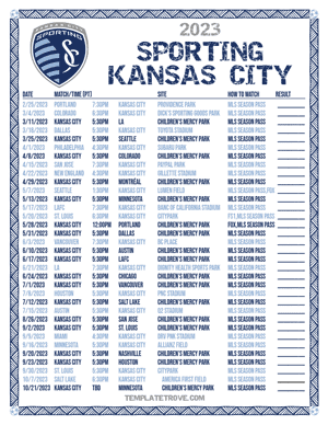 Sporting Kansas City 2023 Printable Soccer Schedule - Pacific Times
