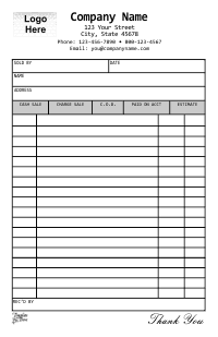 Receipt Template 2