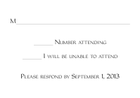 Response Card Template 1