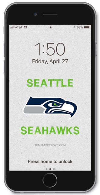 Seattle Seahawks Lock Screen 3