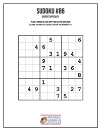 Sudoku Expert #86