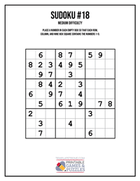 Sudoku Medium #18