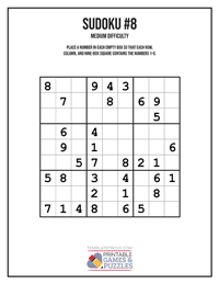 Sudoku Medium #8