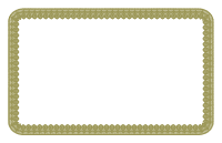 Tan Lace Border - Half Sheet Size