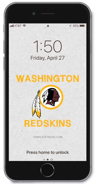 Washington Redskins Lock Screen 3
