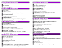 Purple Wedding List Inside Section