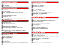 Red Wedding Planning Checklist - Inside Section